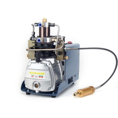 China 4500 psi 300 bar pcp air gun lubricated portable BBS guns air soft mini air compressor for sale