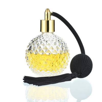 China Colorless Bulb Perfume Bottle Screw Spray Pump Pineapple Perfume Bottle for sale