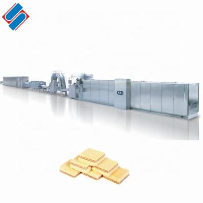 China food & Automatic Beverage Factory High Performance Wafer Production Line Wafer Production Line Biscuit Wafer Machine for sale