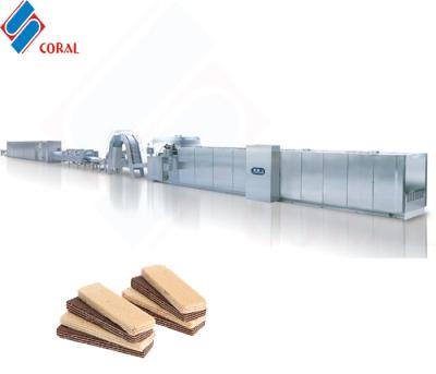 China Full Automatic Line Wafer Machinery Production Line Wafer Biscuit Biscuit Wafer Snack Factory for sale