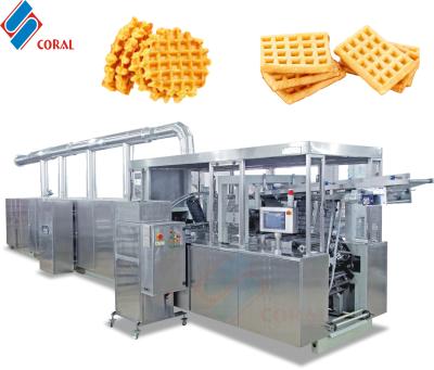 China Factory price commercial high quality soft waffle making machine/soft waffle baking line/waffle maker for sale