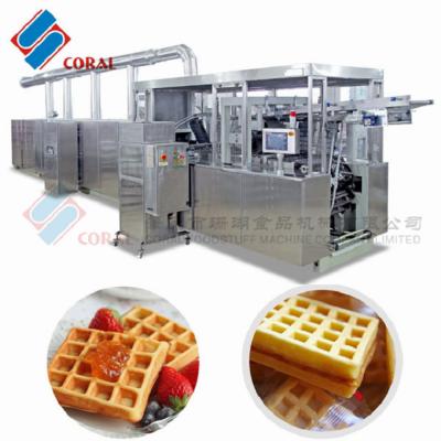 China high output low consumption waffle production line/automatic waffle equipment/soft wafer production line for sale