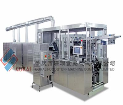 China Fatory Price Factory Automatic Waffle Machine / Waffle Soft Cookie Machines / Waffle Biscuit Production Line for sale