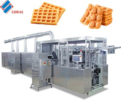 China Full automatic food processing machine waffle machine maker/soft waffle production line on sale/waffle maker for sale