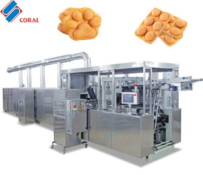 China Automatic snack factory hot sale waffle production line/waffle production making line/other snack machine for sale