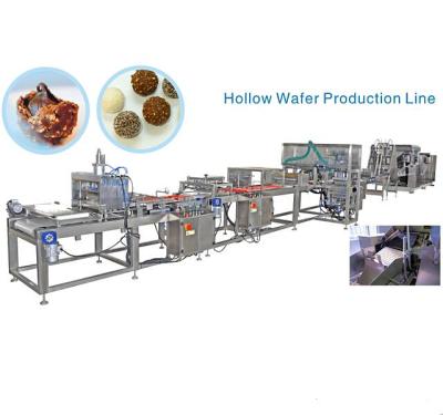 China Biscuit Waffle Machinery /cutting Machine/Ball Wafer Production Line for sale