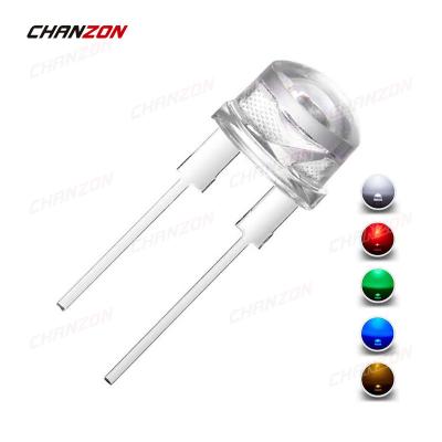 China DIY Hobby/Super Bright DIP Lamp White Red Green Blue Yellow PCB Round Lens/Arduino Diode/Spare/Project 8mm Straw Hat LED 8mm Light Emitting Diodes for sale