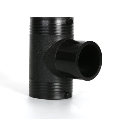 China Hotsale PE100 32mm HDPE Corrosion Resistant Equal HDPE Tee Electrofusion Fit Price for sale