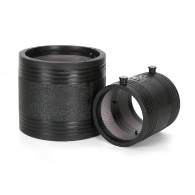 China 75mm SDR11 PE100 Corrosion Resistant HDPE Electrofusion Equal Mating Pipe Fitting for sale