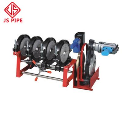 China HDPE Welding Pipe and Fittings Guarantee Quality HDPE 200mm Manual Hand Shake Pipe Hydraulic Plastic Welding Machine Price for sale