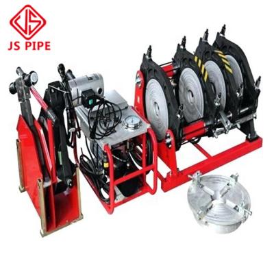 China Low Price 90mm Plastic Pipe Butt Welding Machine HDPE Pipe And Outlet Hydraulic Fusion Fittings Machine HDPE Plastic Welding List for sale