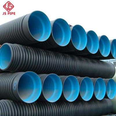 China Smooth Delivery Water 1000mm Double Wall HDPE Inner Culvert Pipe For Drainage for sale