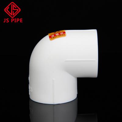 China Connect white green plastic pipe fitting ppr pipe factory supply PPR elbow for sale