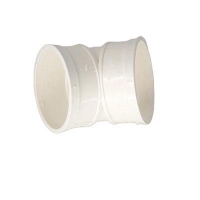 China Pipe Lines Connect 20-630mm PVC Water Supply Plastic Pipe Fittings 90 Degree Elbow for sale