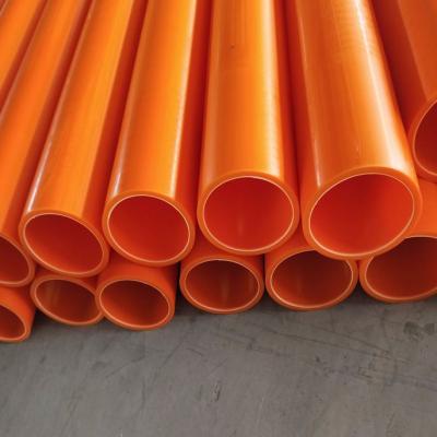 China Orange Underground Non-excavation MPP Electrical Cable Conduit Pipe for sale