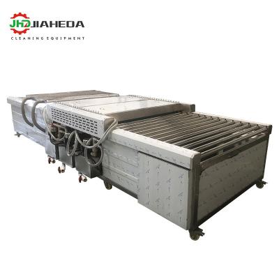 China Acrylic cleaning equipment jiaheda sheet horizontal sheet cleaning brush cleaning and drying machine for sale