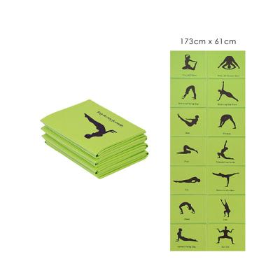 China Fitness and Exercise Friendly Folding Mat Yoga Custom Yoga Mat Eco-Friendly Thick Foldable Yoga Mat Eco Travel Mat for sale