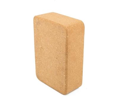 China Natural Wood Cork Yoga Brick, 3*6*9inches Durable Unbreakable Cheap Cost Yoga Block Made Of Cork for sale