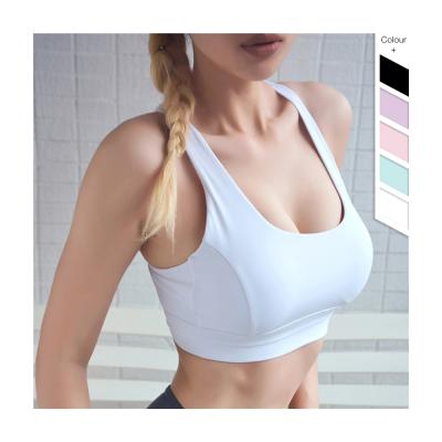 China Factory Outlet Breathable Moisture Wicking High Quality Custom Durable Spandex Or Nylon Yoga Bra With Bands for sale