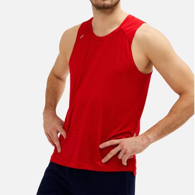 China Newseam Manufacturer Custom Logo Print Lightweight Sleeveless Running Boxer Sports QUICK DRY Men Shaping Gym Vest Fitness Tank Top for sale