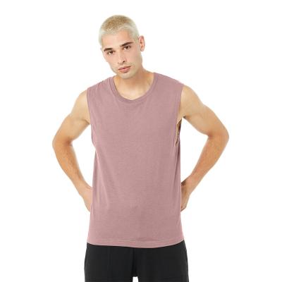 China Custom Logo Manufacturer Newseam Strength Training Men's Sleeveless Tank Top Quick Dry Active Fitness Gym Vest Sports Tank Top QUICK DRY for sale