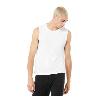 China Newseam QUICK DRY Manufacturer Wholesale Customizable Fitness Eco Stitch Casual Sleeveless Sports Fitness Gym White Tank Top Bodybuilding for sale