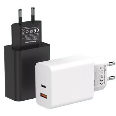 China PD30W USB-C+USB-A Type-C+USB PD30W Phone Charger 30W Mobile Phone Charger With Dual Ports For Mobile Phones for sale