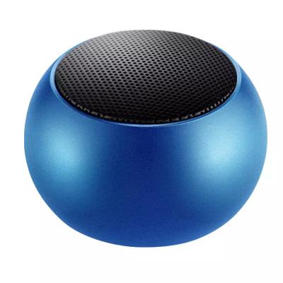 China New Styles Speaker Metal Yes Hot Selling Waterproof Round Shaped Deep Bass Mini Portable Speaker for sale