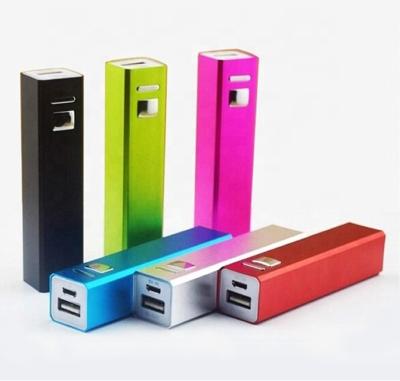 China Support OEM power bank manufacturer customized logo power bank charging free logo portable charger 2600mah mobile power for sale