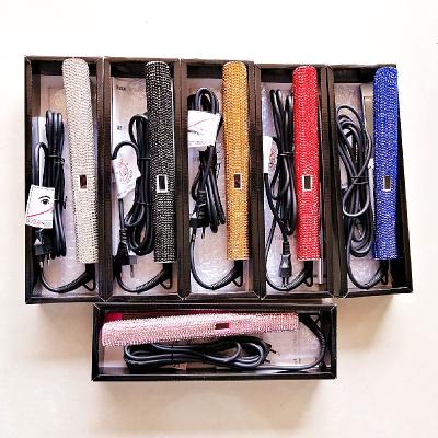 China Professional Hot Custom Bling Hot Hair Curling Iron Hotel Hair Tool Kit Hair Comb and High Heat Hair Styling Iron for sale