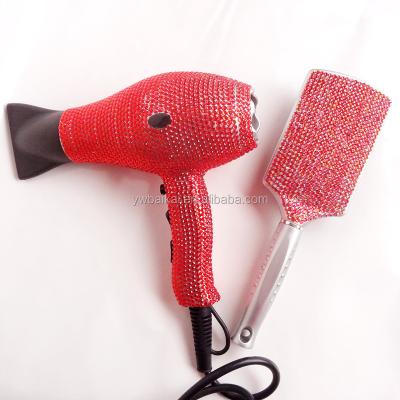 China Other professional luxury salon equipment hair dryer hot hairtools bling crystal blow dryer for sale