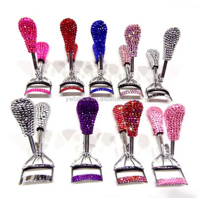 China Durable Stainless Steel Eyelash Curler Eye Makeup Curling Cosmetic Tools Eyelash Tweezers Eyebrow Trimmer Scissors Paint for sale