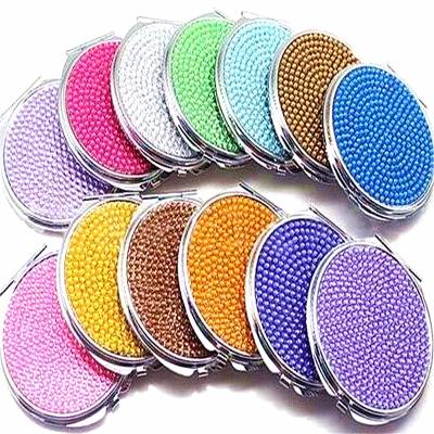 China Makeup Magnifying Magnifying Mirror with Colorful Bling Bling for sale