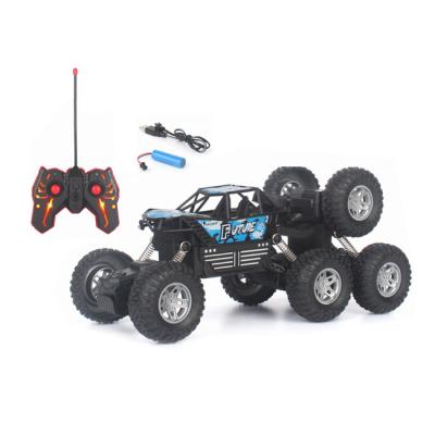 China RC Hobby Remote Control 8 Wheels Climbing 1:16 Stunt Car rc toy off-road drift car for kids HC550396 for sale