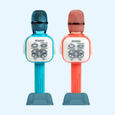 China Blue tooth kid karaoke microphone HC551983 story singing song speaker early educational toy for sale