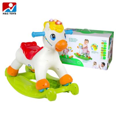 China Ride on Toy Hot Sale Children's Play Plastic Rocking Horse HC275608 for sale