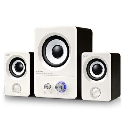 China Plastic Mini Home Theater 9W Subwoofer 2.1 Speaker For Computer for sale