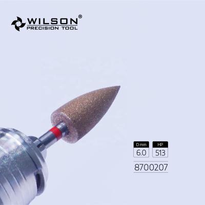 China For 8700207 Dental Lab 6.0mm Taper Shape Long Service Life And Faster Abrasion Self Cleaning Solid Sintered Diamond Burs Dental Diamond Bit for sale