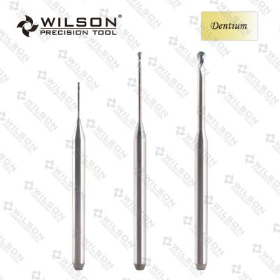 China For Dental Lab Milling Uncoated Burs Fit For Dentium Machine-Cutting Zirconia Cadcam Desktop for sale