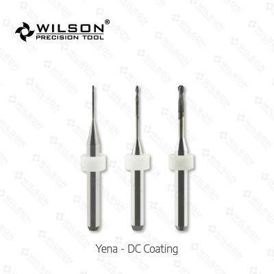 China For Dental Lab Milling Burs D.C. Diamond Carbon CVD Coating Fit For Yena Machine-Cut Zirconia Cadcam Desktop for sale