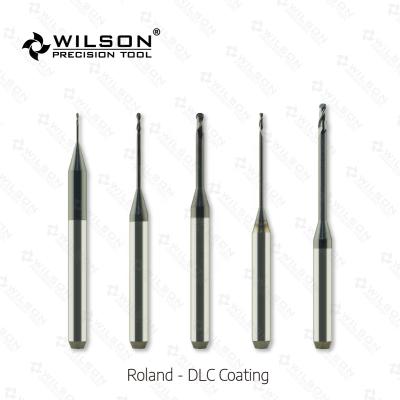 China For Dental Lab Cadcam End Mills Milling Burs DLC Liner Fit For Roland Machines-Cutting Zirconia Cadcam Desktop for sale