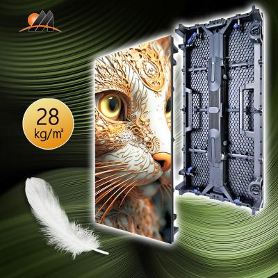 China Indoor P2.976 P3.91 High-Brightness Indoor LED Display Panel Full Color 500*1000mm Rental Die Cast Aluminum For Concert for sale