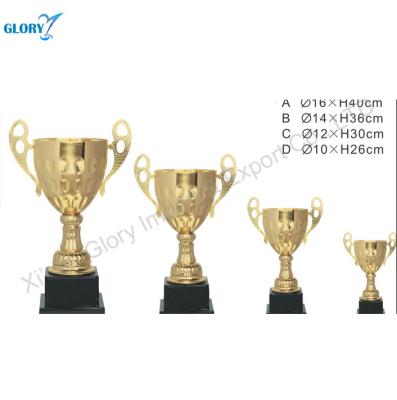 China China Gold Plated Magnet Cup Metal Trophy For Champion Honor Awards for sale