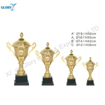 China Europe gold metal sports cup and trophies for sale