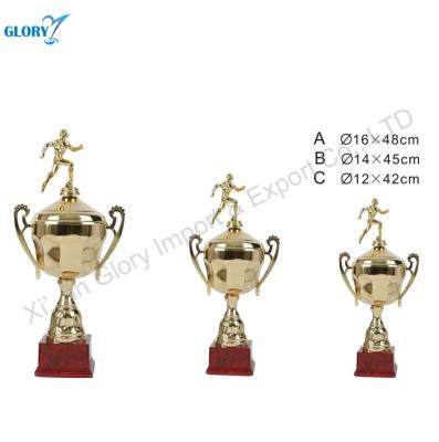 China High quality education sports trophies and cups for running for sale