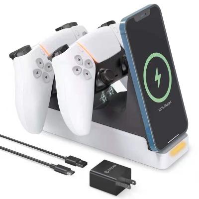 China Qi fast radio charging ps game console mobile phone two in one multifunctional radio charging smart wireless fast charging is stable and not hot. He for sale