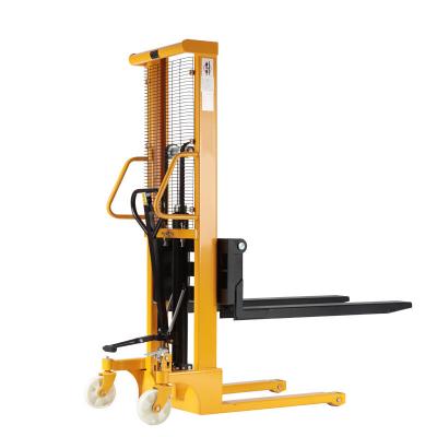 China Hotels 1t 2t 3t Hand Stacker Manual Hydraulic Forklift Pallet Stacker for sale