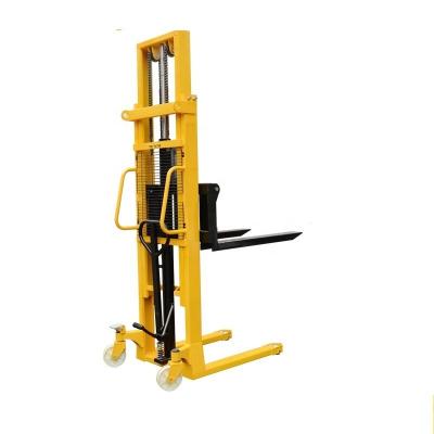 China High Efficiency 1t 2t 3t Hand Stacker Manual Hydraulic Forklift Pallet Jack Stacker for sale