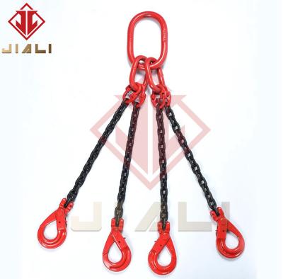 China High Strength Heavy Industry G80 Manganese Steel Chain Sling Spreader Combination Full Lifting Chain Sling 2-70 Ton for sale