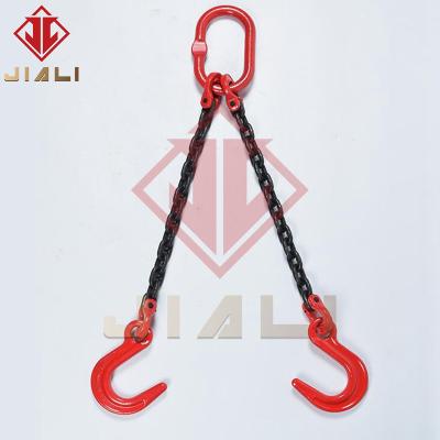 China Heavy industry G80 grade manganese steel chain sling spreader multiple combination ring lifting hook for sale